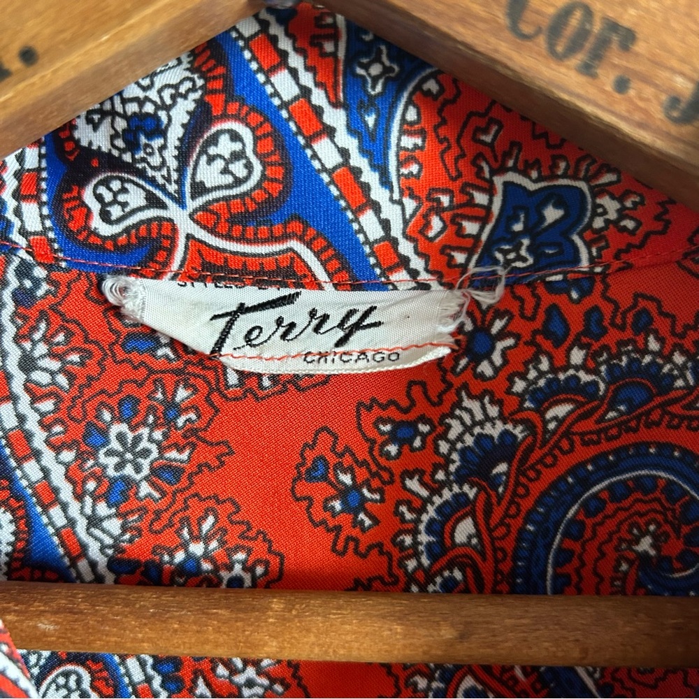 70's Paisley Blouse - image 5